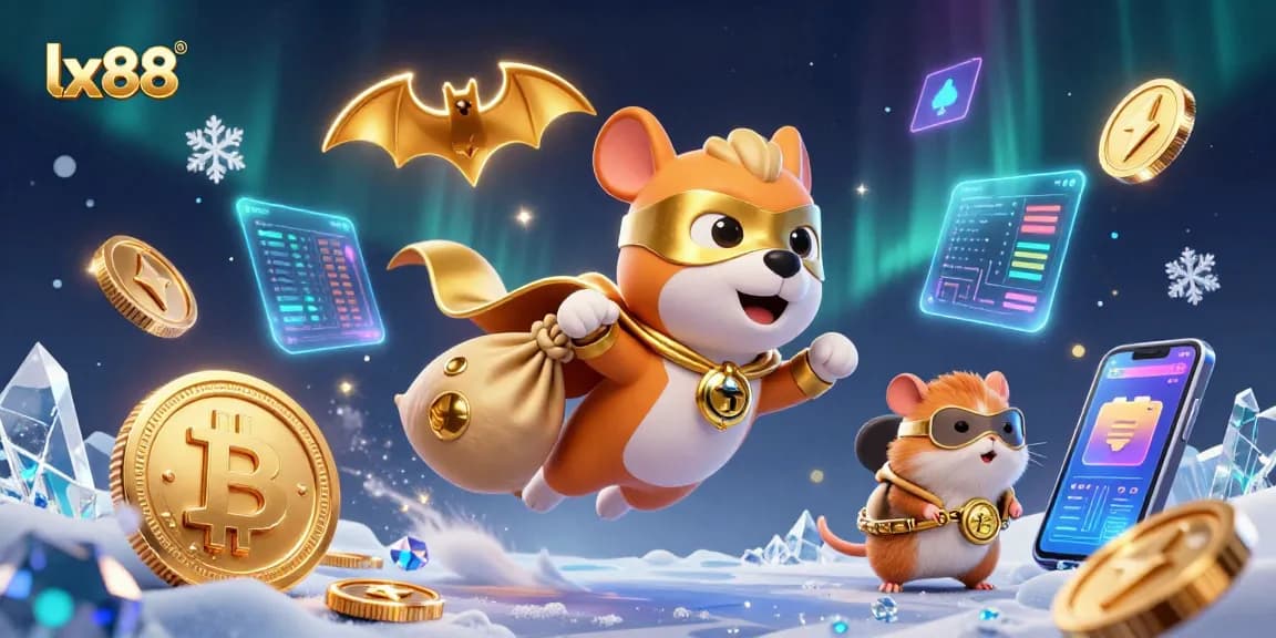 Engage in thrilling moments with lx88, where a superhero dog conquers the casino with glowing crypto riches.