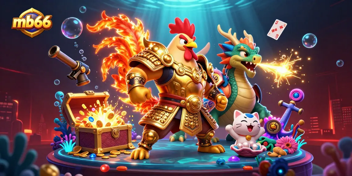 Win big with mb66 by engaging in thrilling cockfighting battles with roaring 3D characters.
