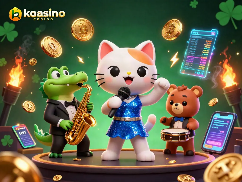 Experience the vibrant ambiance of kaasino casino with engaging characters and dynamic gaming elements.