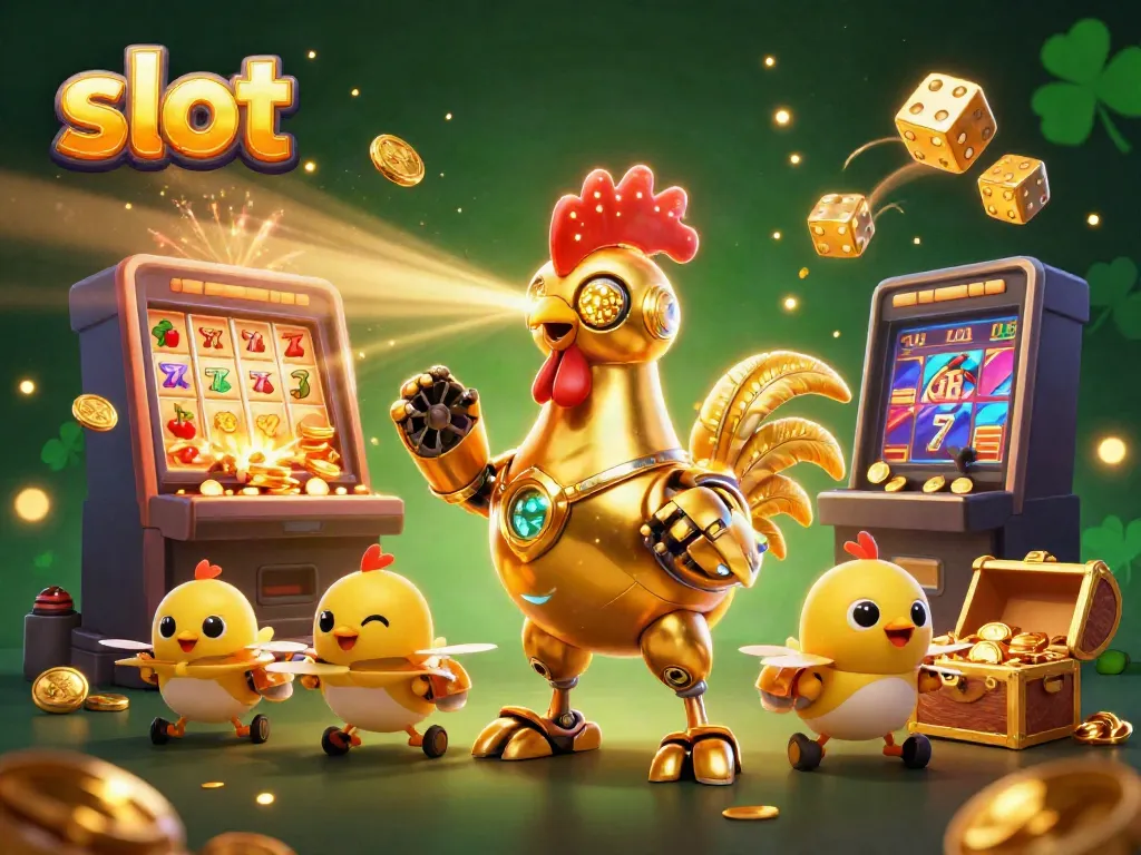 Experience thrilling slot gameplay with a vibrant scene of futuristic characters amidst jackpot explosions.