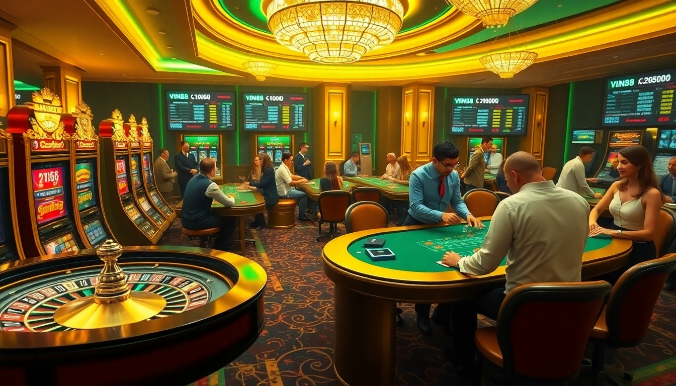 Experience vin88 chính thức with immersive blackjack and roulette action at a modern casino.