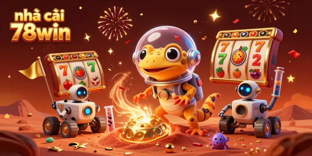 Engage in exciting games at nhà cái 78win with dynamic 3D casino illustrations.