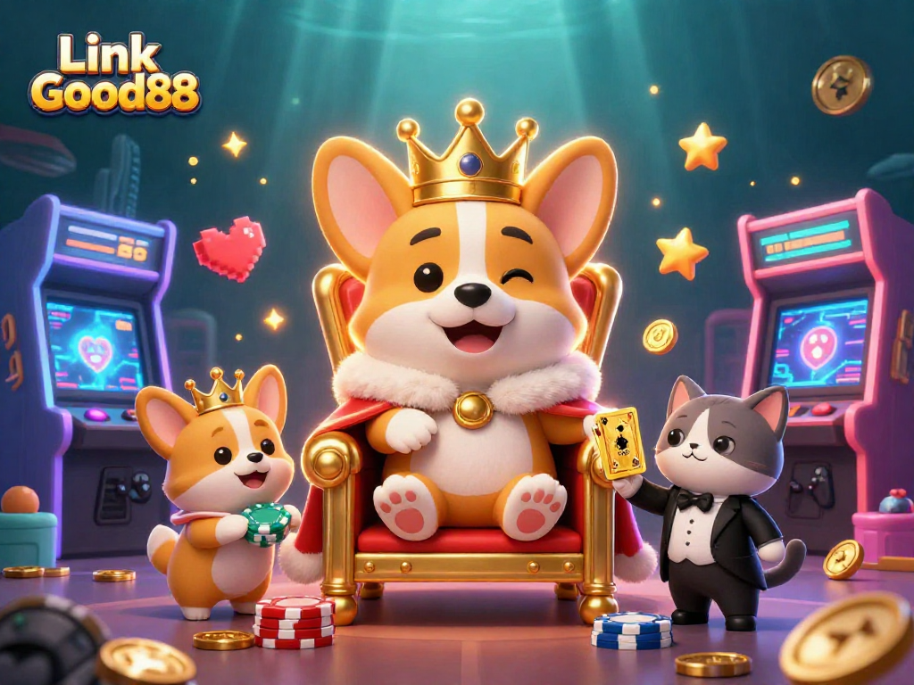 Experience thrilling gaming action with Link Good88's vibrant underwater casino scene.