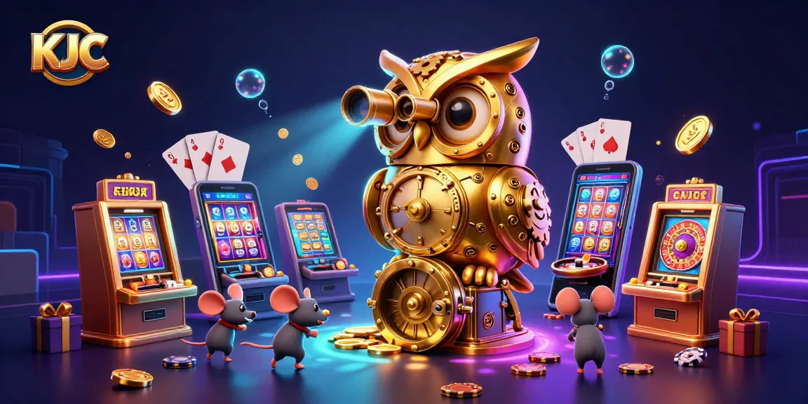 Immerse in KJC's world of thrilling slots, as vibrant games and animated characters come alive.