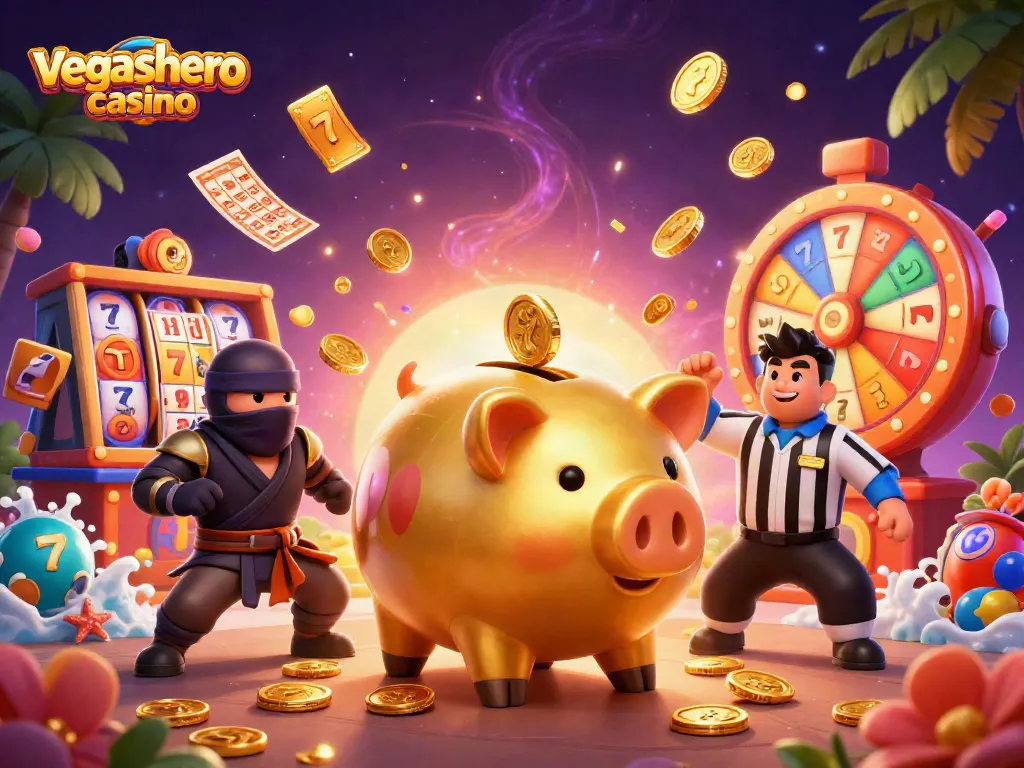Experience the excitement of vegashero casino with dynamic slot elements and colorful characters.