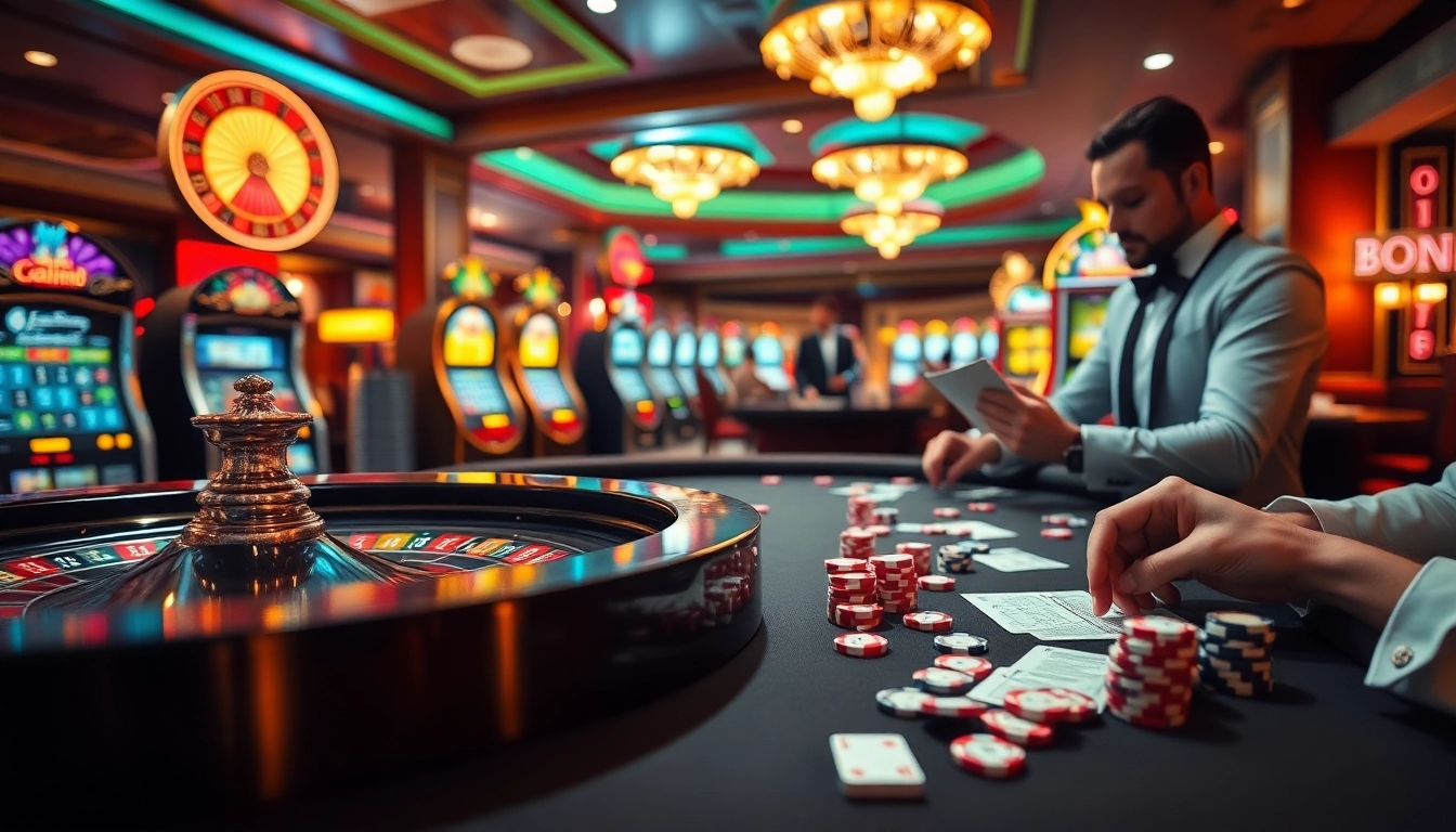 Experience the thrill of hidden wiki 1 through an engaging casino scene with vibrant games and players.