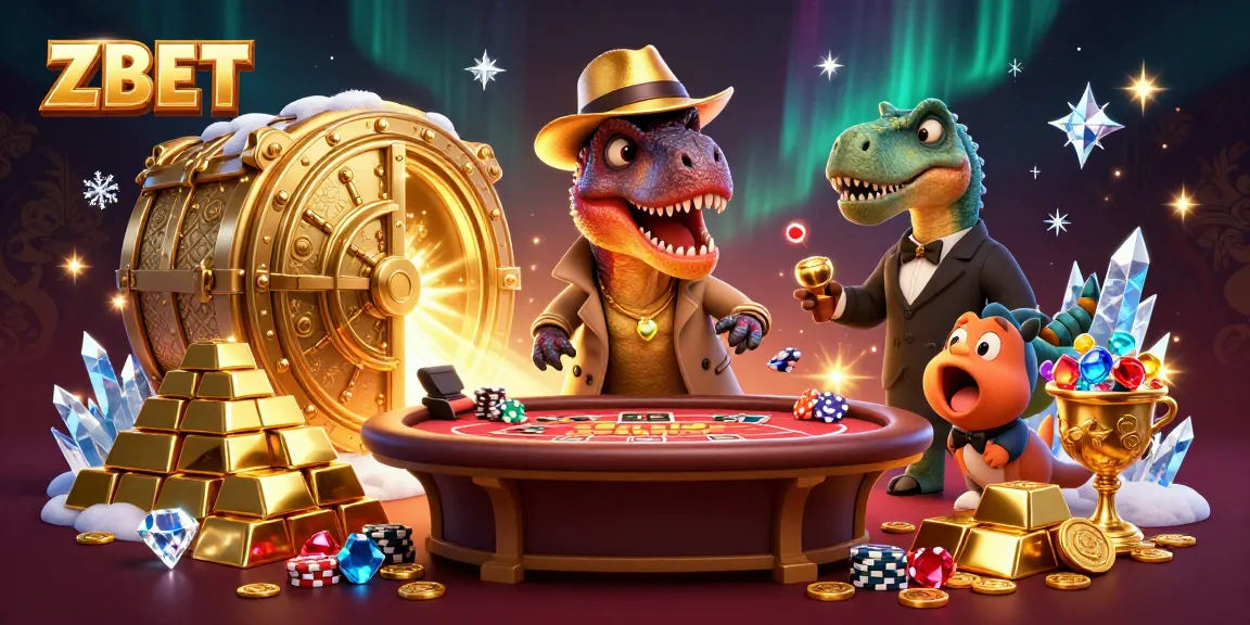 ZBET enhances your gaming experience with a thrilling blackjack scene featuring unique characters and rich treasures.