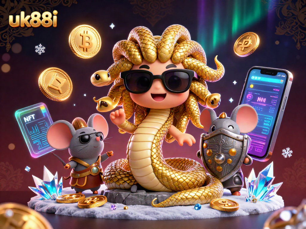 Engage with the exciting world of uk88i through this vibrant 3D casino illustration.