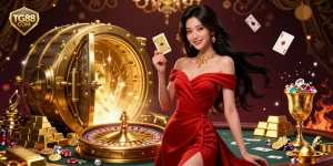 Experience the thrill of gaming at TG88 COM, featuring stunning visuals and luxurious casino elements.