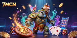 Engage with 7MCN as creatures come alive among casino treasures and magical elements.